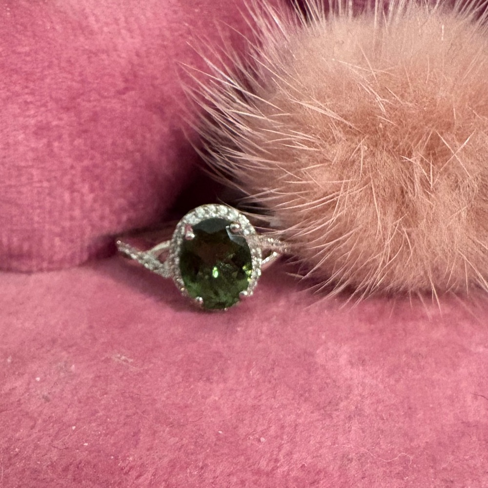 🌿AAA Bohemian Moldavite Ring🌿